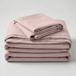 3S. x TertioHousse de couette coton - Beige - Rose Beige