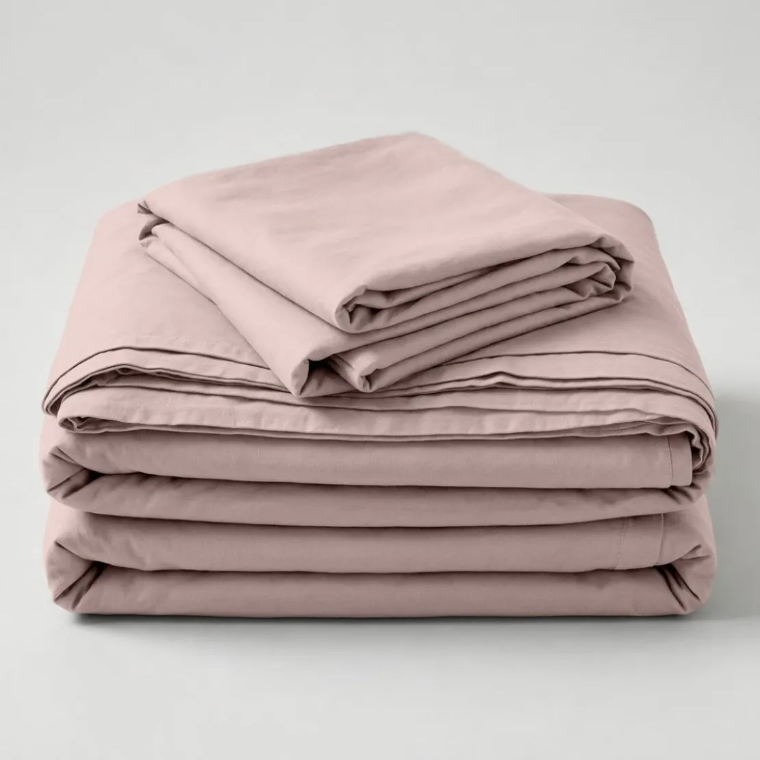 3S. x TertioHousse de couette coton - Beige - Rose Beige