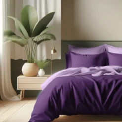 3S. x TertioHousse de couette coton - Violet / Lila