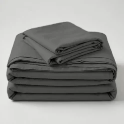 3S. x TertioHousse de couette coton - Gris - Anthracite