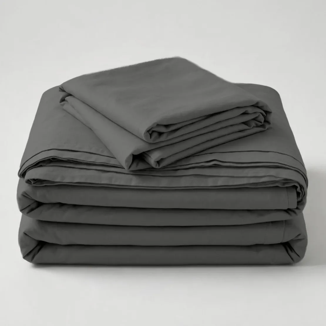 3S. x TertioHousse de couette coton - Gris - Anthracite
