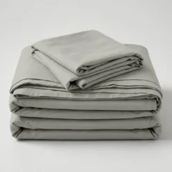 3S. x TertioHousse de couette coton - Gris - Perle