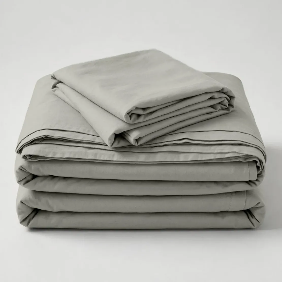 3S. x TertioHousse de couette coton - Gris - Perle