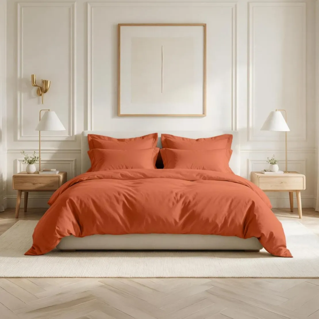 3S. x TertioHousse de couette coton - Orange - Tangerine