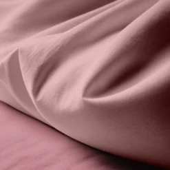3S. x TertioHousse de couette Coton - Vieux rose / Rose blush