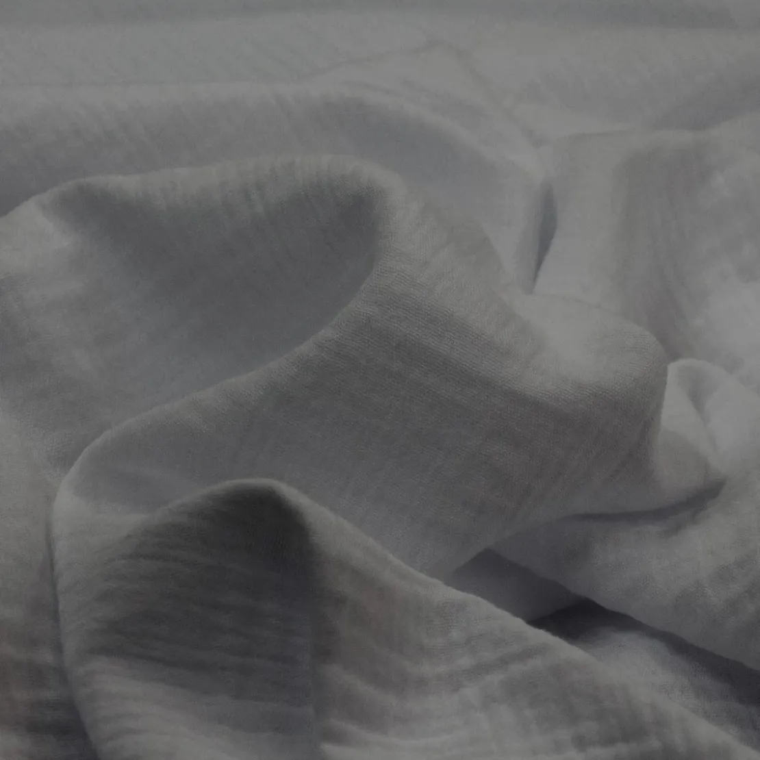 3S. x TertioHousse de couette gaze de coton - Gris - Anthracite