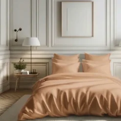 3S. x TertioHousse de couette percale coton - Rose - Blossom