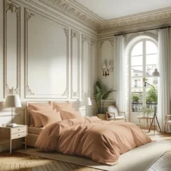 3S. x TertioHousse de couette percale coton - Rose - Blossom