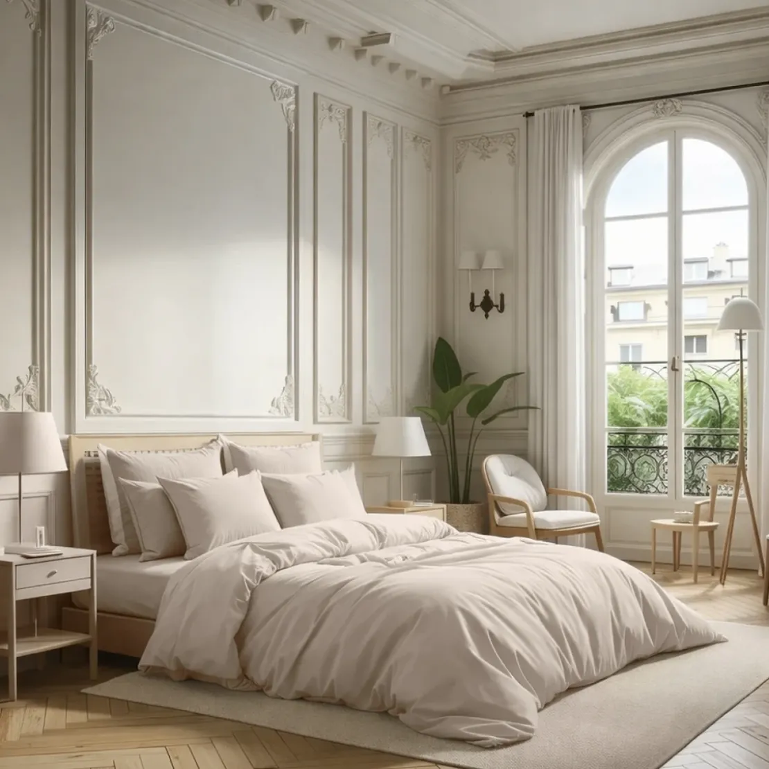 3S. x TertioHousse de couette percale de coton - Beige - Ficelle