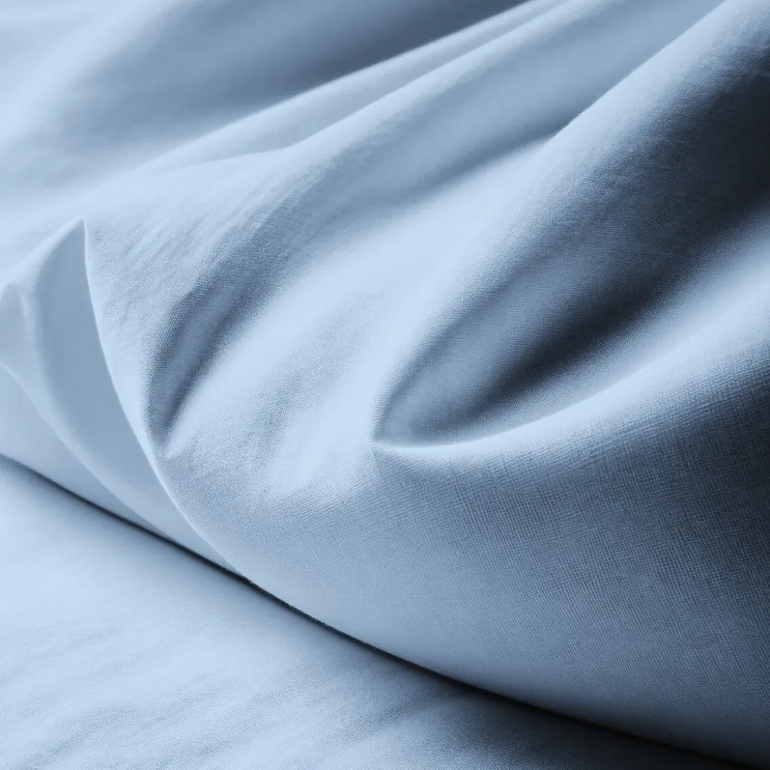3S. x TertioHousse de couette percale de coton - Bleu - Ciel