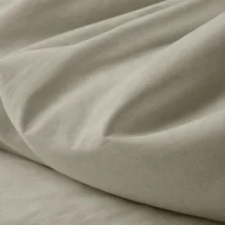 3S. x TertioHousse de couette percale de coton - Gris Perle