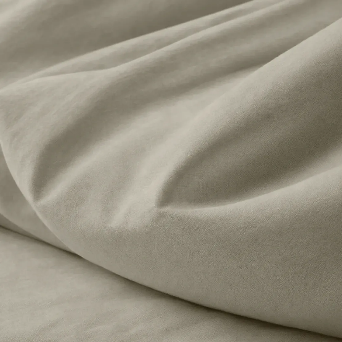 3S. x TertioHousse de couette percale de coton - Gris Perle