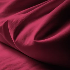 3S. x TertioHousse de couette percale coton - Bordeaux - Rouge vin