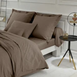3S. x TertioHousse de couette polycoton - Taupe