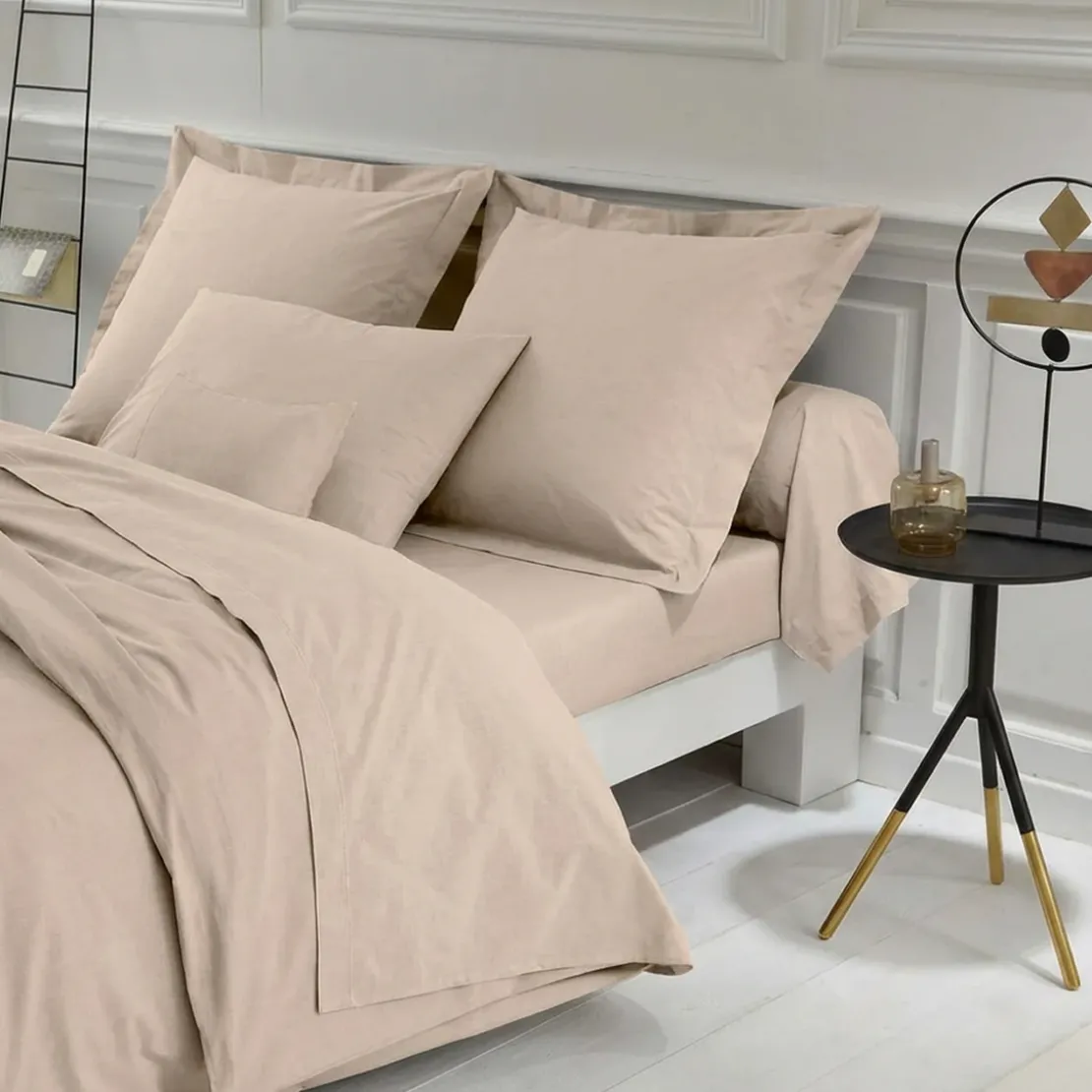 3S. x TertioHousse de couette polycoton - Beige - Ficelle