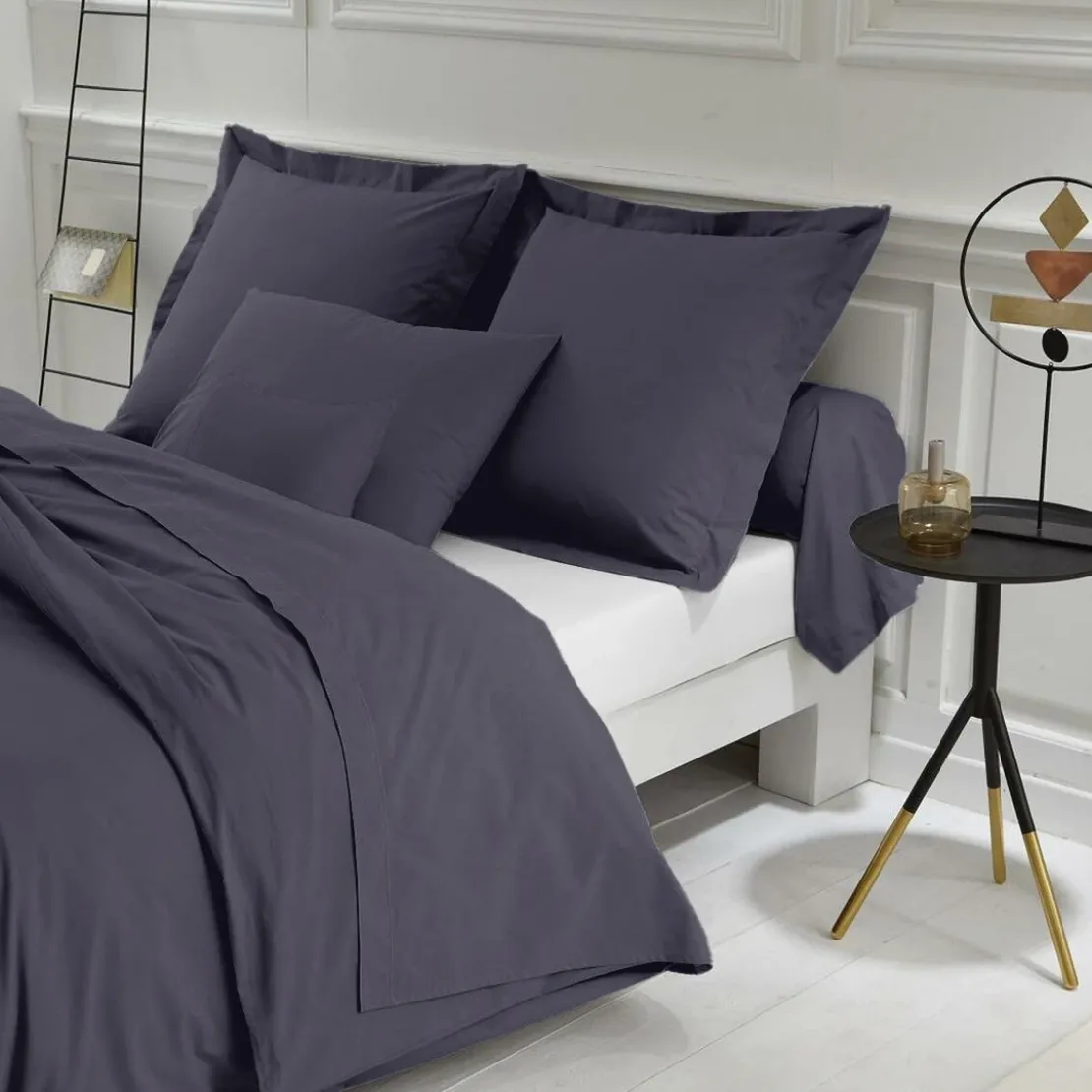 3S. x TertioHousse de couette polycoton - Gris - Anthracite