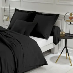 3S. x TertioHousse de couette polycoton - Noir