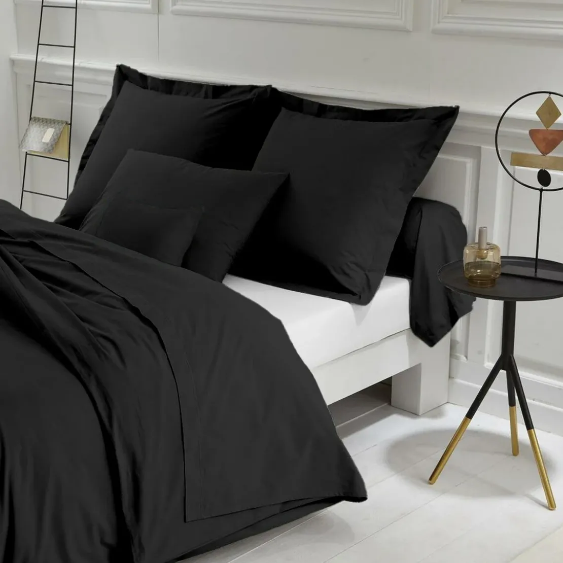3S. x TertioHousse de couette polycoton - Noir