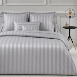 3S. x TertioHousse de couette satin de coton rayé TERTIO®