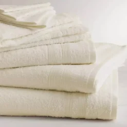 3S. x TertioMaxi drap de bain en coton éponge 600 gm² - écru