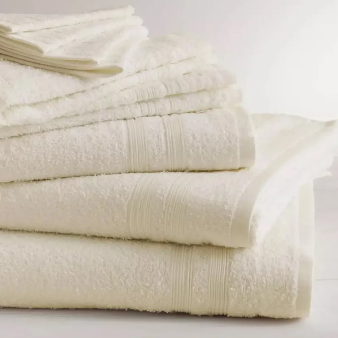 3S. x TertioMaxi drap de bain en coton éponge 600 gm² - écru