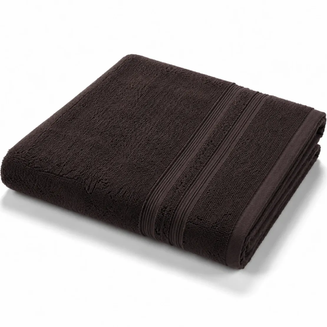 3S. x TertioMaxi drap de bain en coton éponge 600 gm² - chocolat
