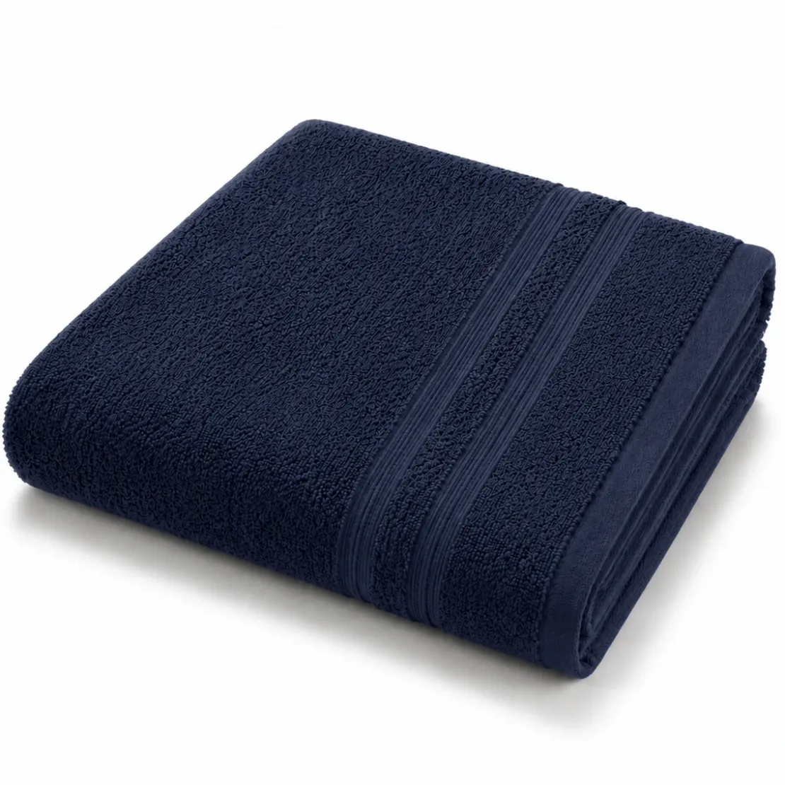 3S. x TertioMaxi drap de bain en coton éponge 600 gm² - bleu indigo