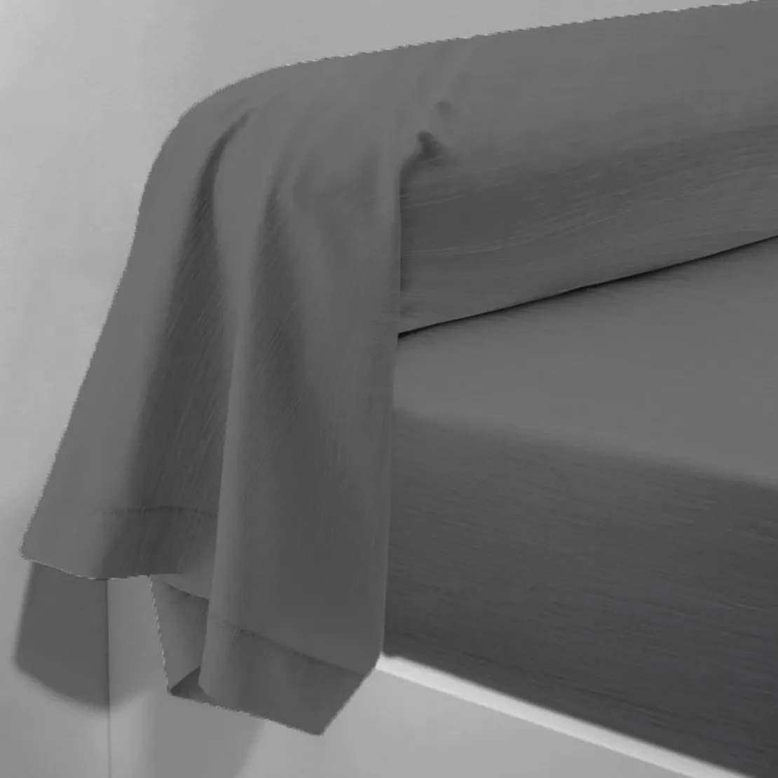 3S. x TertioTaie d'oreiller gaze de coton - Gris - Anthracite