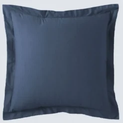 3S. x TertioTaie d'oreiller gaze de coton - Bleu - Indigo