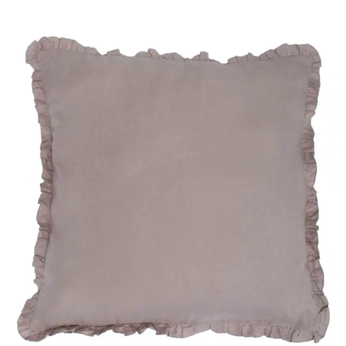 3S. x TertioTaie d'oreiller lin lavé TERTIO® - taupe