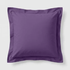 3S. x TertioTaie d'oreiller ou de traversin en percale de coton - Violet
