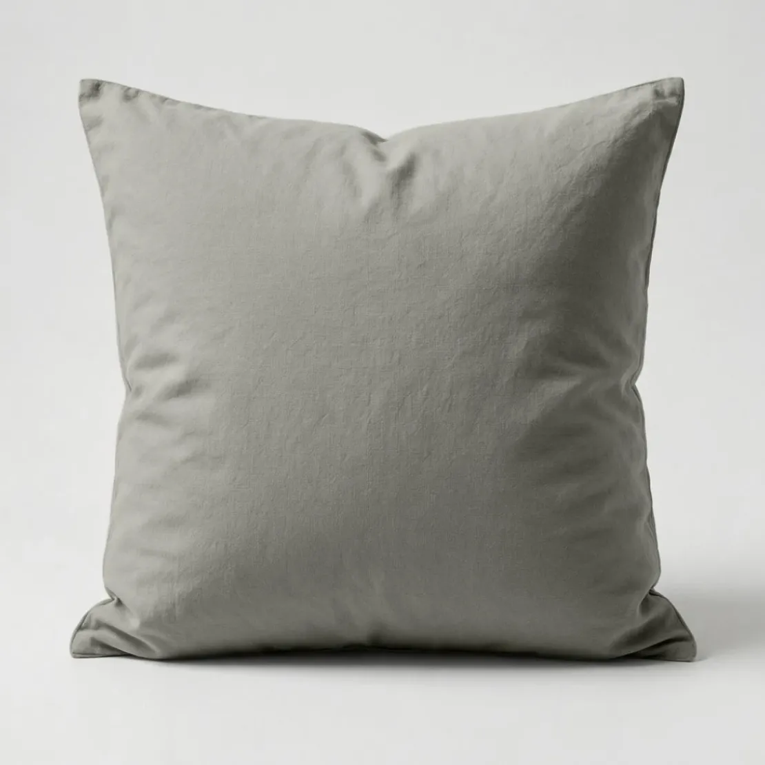 3S. x TertioTaie d'oreiller ou de traversin en percale de coton - Gris - Perle
