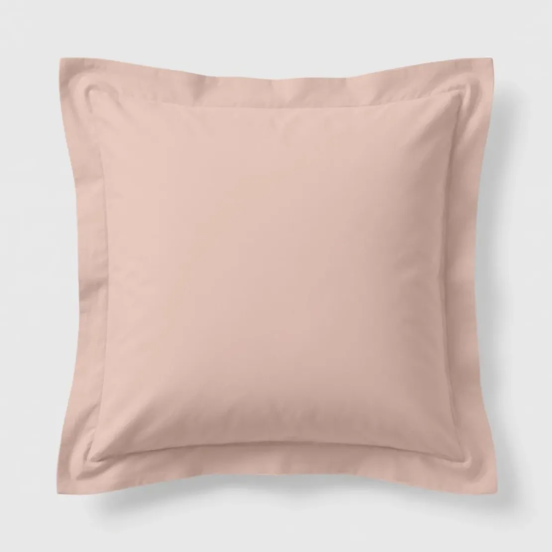 3S. x TertioTaie d'oreiller ou de traversin en percale de coton - Beige - Rosé