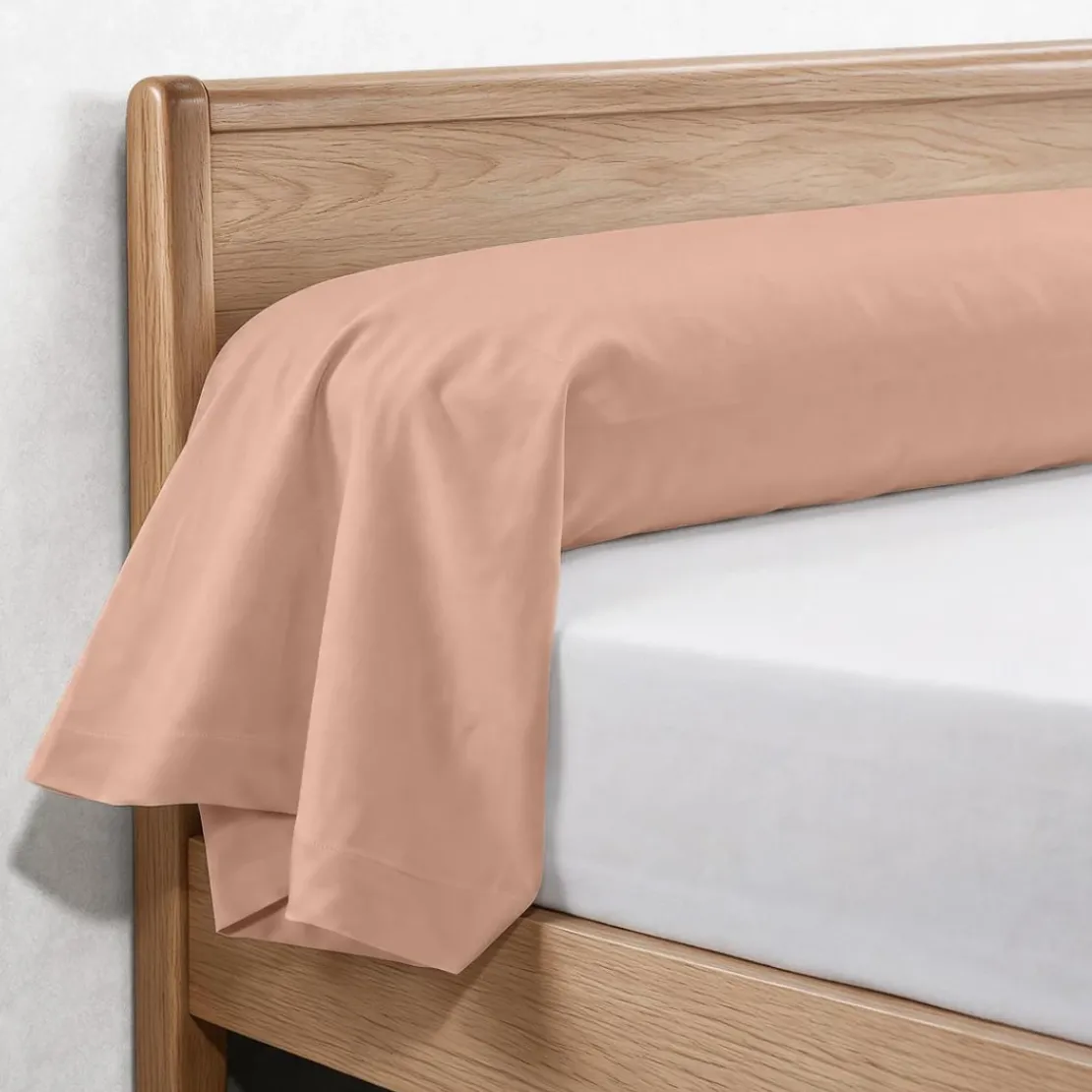 3S. x TertioTaie d'oreiller ou de traversin en percale de coton - Rose - Blossom
