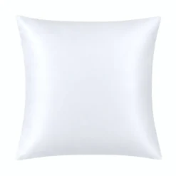 3S. x TertioTaie d'oreiller ou de traversin satin de coton 2 faces uni / rayé - Blanc