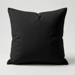 3S. x TertioTaie d'oreiller ou de traversin en percale de coton - Noir