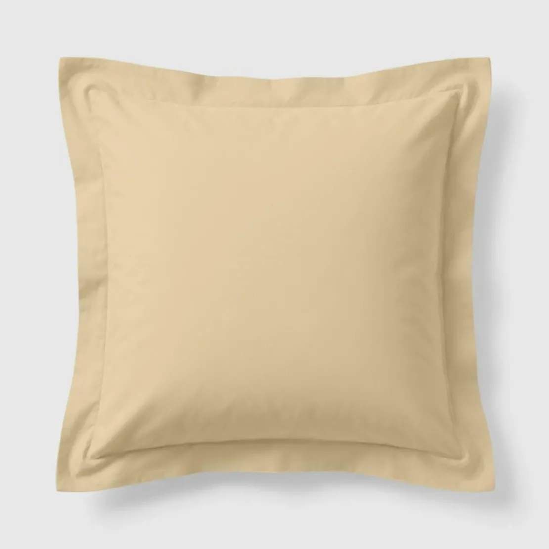 3S. x TertioTaie d'oreiller ou de traversin en percale de coton - Beige - Ficelle