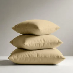 3S. x TertioTaie d'oreiller ou de traversin en percale de coton - Beige - Ficelle