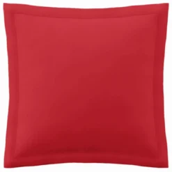 3S. x TertioTaie d'oreiller ou Taie de traversin polycoton - Rouge - Carmin