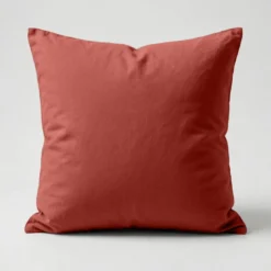 3S. x TertioTaie d'oreiller ou taie de traversin coton - Terracotta