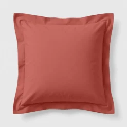 3S. x TertioTaie d'oreiller ou taie de traversin coton - Terracotta
