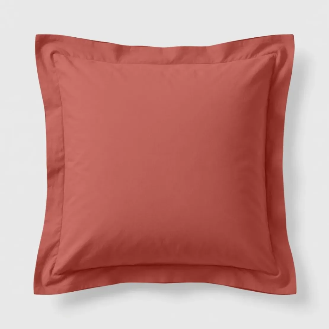 3S. x TertioTaie d'oreiller ou taie de traversin coton - Terracotta