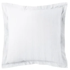 3S. x TertioTaie d'oreiller ou taie de traversin gaze de coton - Blanc