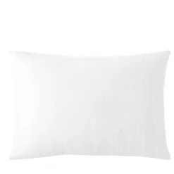 3S. x TertioTaie d'oreiller ou taie de traversin gaze de coton - Blanc