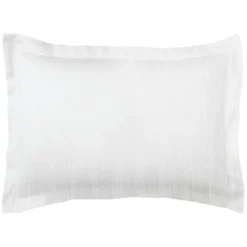 3S. x TertioTaie d'oreiller ou taie de traversin gaze de coton - Blanc