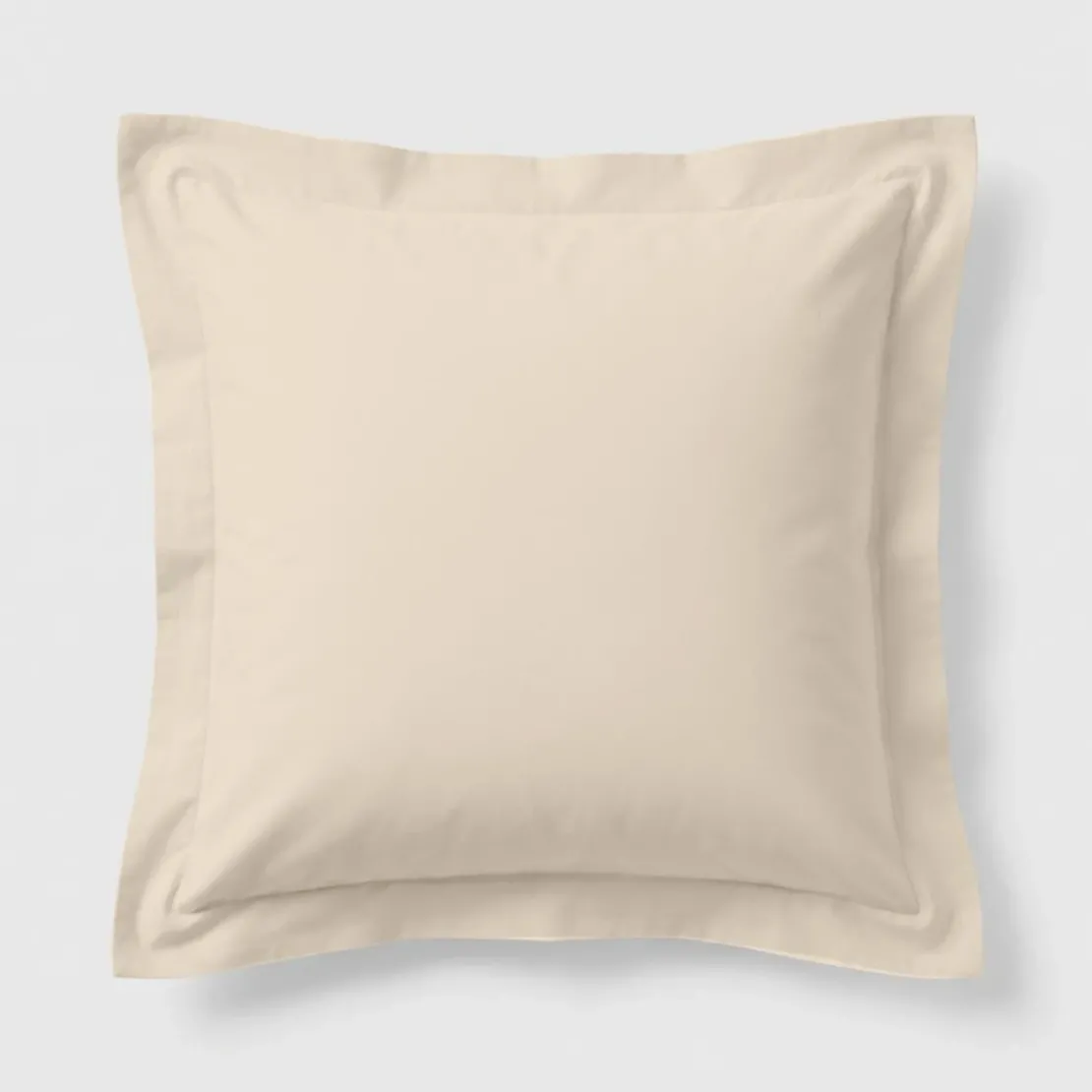 3S. x TertioTaie d'oreiller ou taie de traversin coton - Beige - Ecru