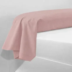 3S. x TertioTaie d'oreiller ou Taie de traversin polycoton - Rose - Blush