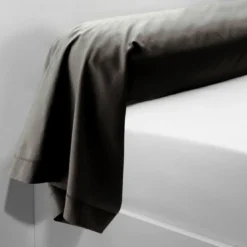 3S. x TertioTaie d'oreiller ou Taie de traversin polycoton - Noir