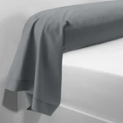 3S. x TertioTaie d'oreiller, taie de traversin coton Sanitized® - Gris