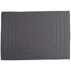 3S. x TertioTapis de bain en coton éponge 1000 gm² - anthracite